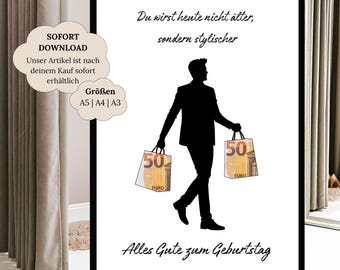Birthday gift for best friend | Creative gift shopping for men | Money gift for a man's birthday | Gift idea for father and son