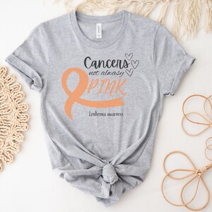 Cancer shirt, leukemia cancer awareness, cancer warrior tee, cancer survivor shirt, cancer support t-shirt, cancer awareness