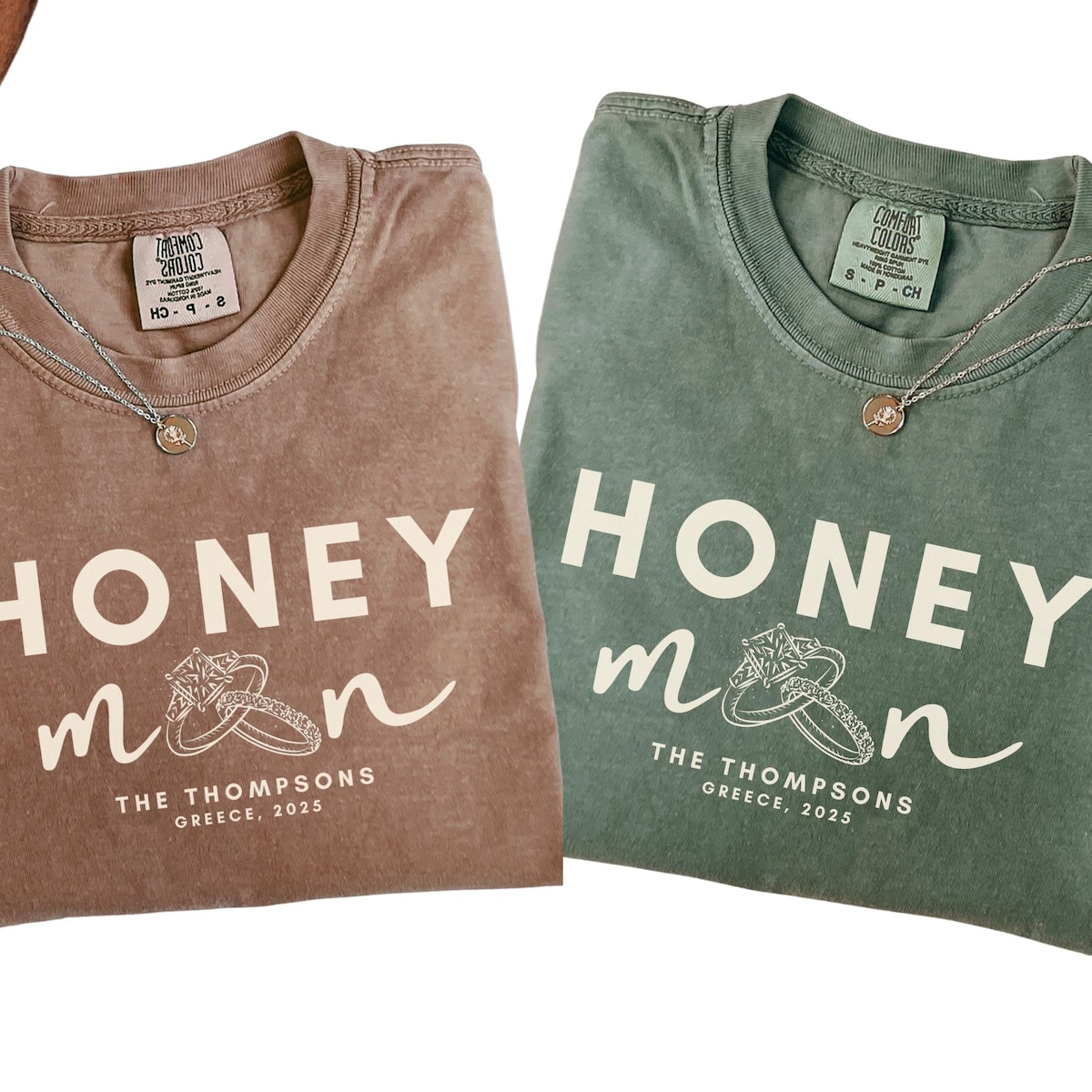 Custom Comfort Colors Honeymoon Shirt, Personalized Gift for Newlyweds, Travel Anniversary Keepsake, Matching Couple Honeymoon Outfit - Etsy