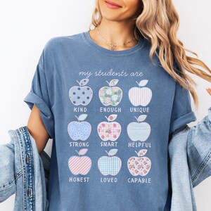 Comfort Colors teacher shirt, Back to school inspirational shirt for teacher, Teacher gift