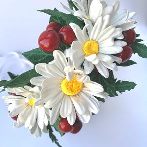Ukrainian Berry Wreath| Realistic flower crown| Handmade wedding headband Accessories