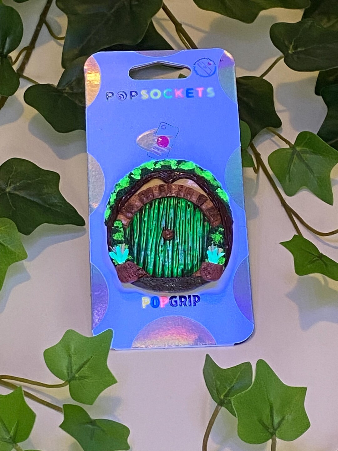 Handmade Hobbit Door Popsocket – Lotr-inspired UV & Glow-in-the-dark ...