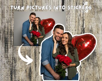 Custom Photo Sticker, Personalized Vinyl Waterproof Sticker, Logo Stickers