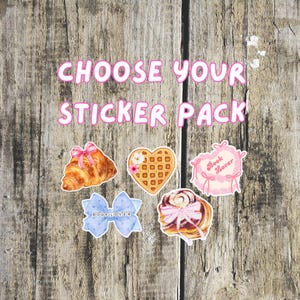 Mini Sticker Pack, Coquette Sticker Bundle per Kindle, Scrapbooking, Bookish Merch, Junk Journal, Set di adesivi in vinile, Adesivo impermeabile carino