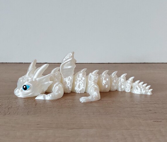 Drago stampato da 30 cm con giocattolo Fidget drago articolato a forma