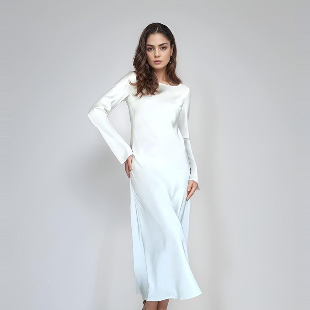 Italian Linen Wedding Dress - Etsy