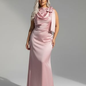 Pink Bridesmaid Dress Plus Size - Etsy