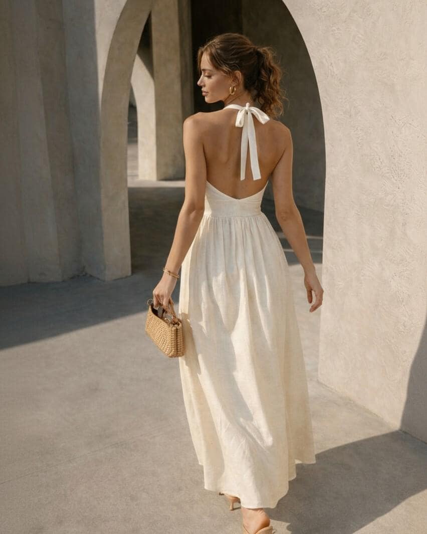 jersey backless dress Long Fitted Open Back Jersey Prom Dress – The Dress Outlet main image 1