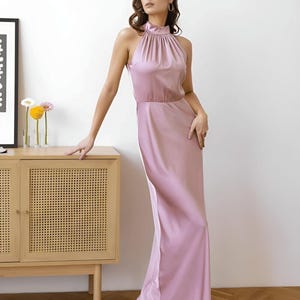 Blush Pink Bridesmaids Dress - Etsy UK