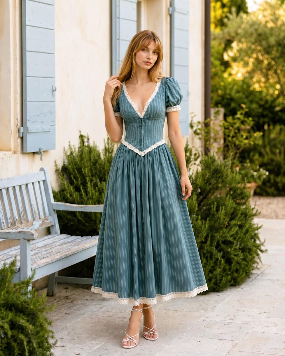 Dusty Blue Midi Dresses - Etsy