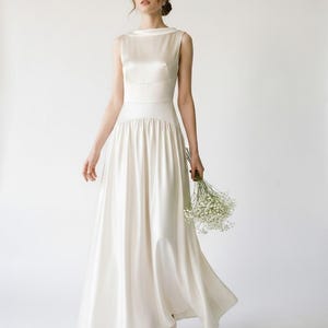 Watteau Wedding Dress - Etsy Watteau Wedding Dress - Etsy