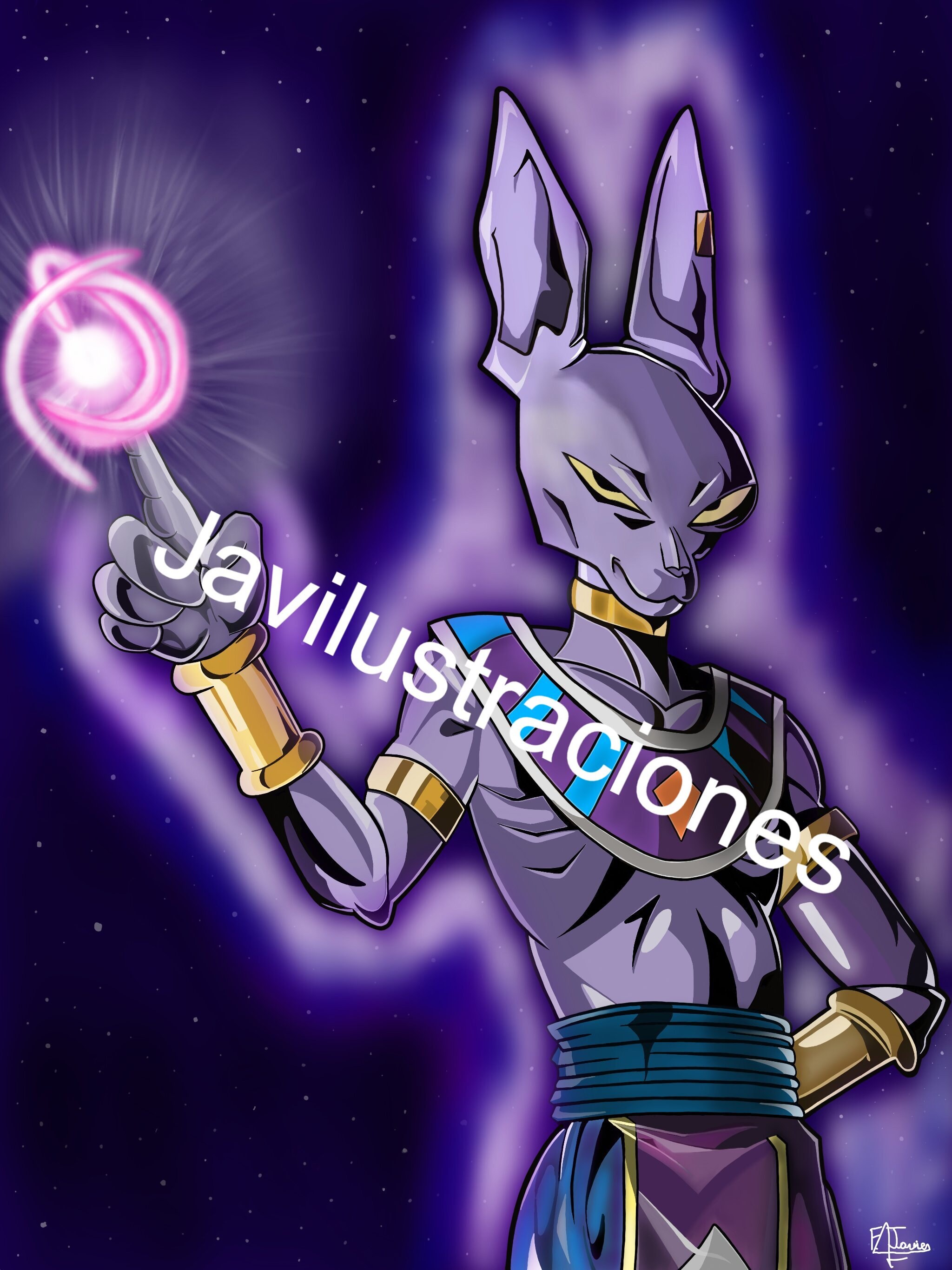 Dragon Ball Lord Beerus Art Print - Etsy