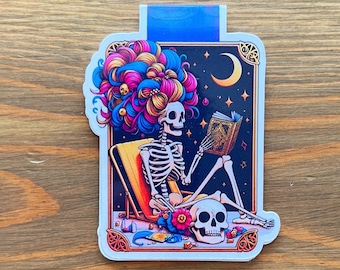 Marcapáginas magnético de la carta del Tarot del Lector – Regalo para amantes de los libros