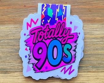 Marcapáginas magnético de los 90: accesorio resistente al agua