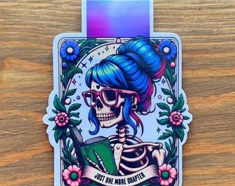 Marcapáginas magnético con la carta del Tarot "Solo un capítulo más" – Regalo para amantes de la lectura