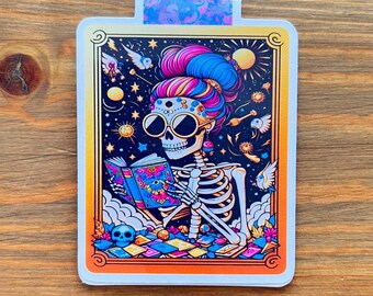 Marcapáginas magnético de la carta del Tarot del Lector – Regalo para amantes de los libros
