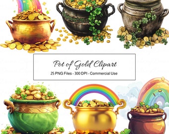 Pot of Gold Clipart, Pot of Gold PNG, Pot of Gold, St Patricks Day Clipart, St Patricks Day PNG, St Patricks Clipart, St Patricks PNG