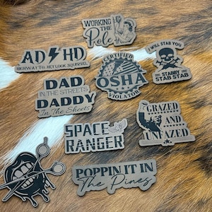 Leatherette Hat Patches