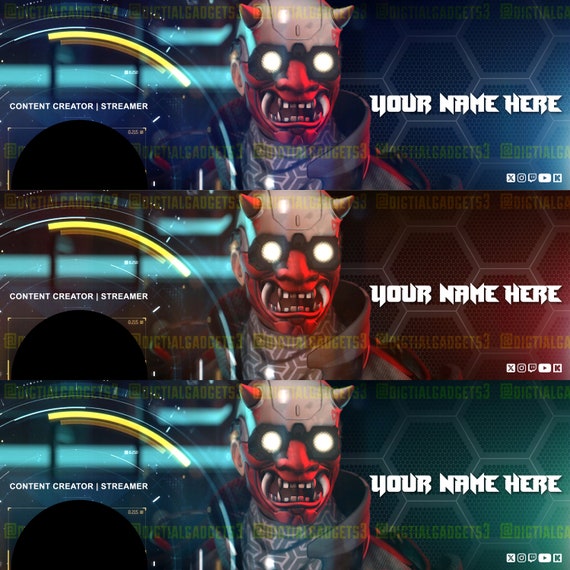 Apex Legends - Customizable Octane Banner for X(twitter), Twitch