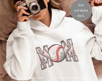 10 baseball mom png designs - digital download for sublimation and more | retro mom png mothers day png design tee shirt png baseball png