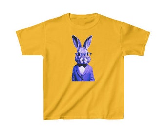 Camisa de conejo bebé, camisa de bebé lindo conejo, camiseta de conejito niños, camisa de niños conejito animal, camiseta fresca amante del conejo, conejo divertido, camiseta de algodón para niños