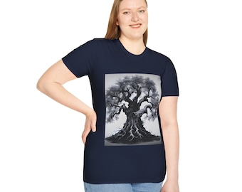 Camisa de árbol, camiseta de árbol retorcido, camiseta gráfica para hombre, árbol de la vida, regalos geniales, regalo para madres camiseta, regalo amante de la naturaleza, camisa de la naturaleza