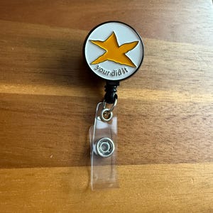 Gold Star Badge Reel