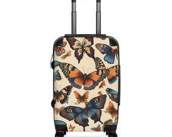 BUTTERFLY travel suitcase, Butterfly travel luggage