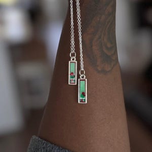 Mini Hand-Painted Phillies Phanatic Pendant Necklace