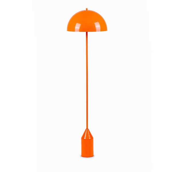 Radii Orange Floor Lamp