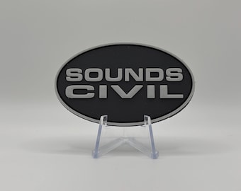 Sounds Civil PVC Patch