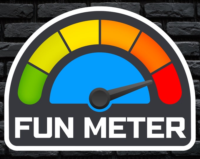 Secondometer Sticker Fun Meter Sticker - Etsy