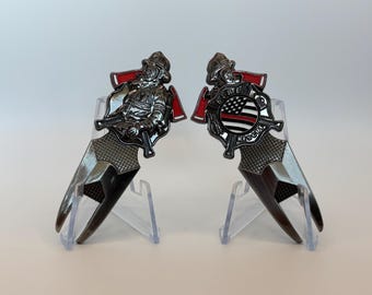 Firefighter Golf Divot Repair Tool and Ball Marker