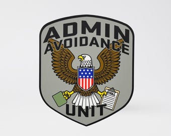Admin Avoidance Unit Sticker