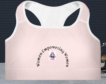 Padded Sports Bra Women Empowering SIMPA FASHION 2024