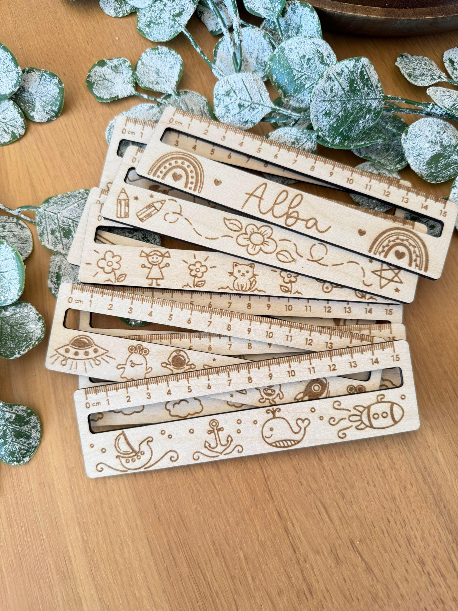 Règle en bois personnalisable - Joli Bois