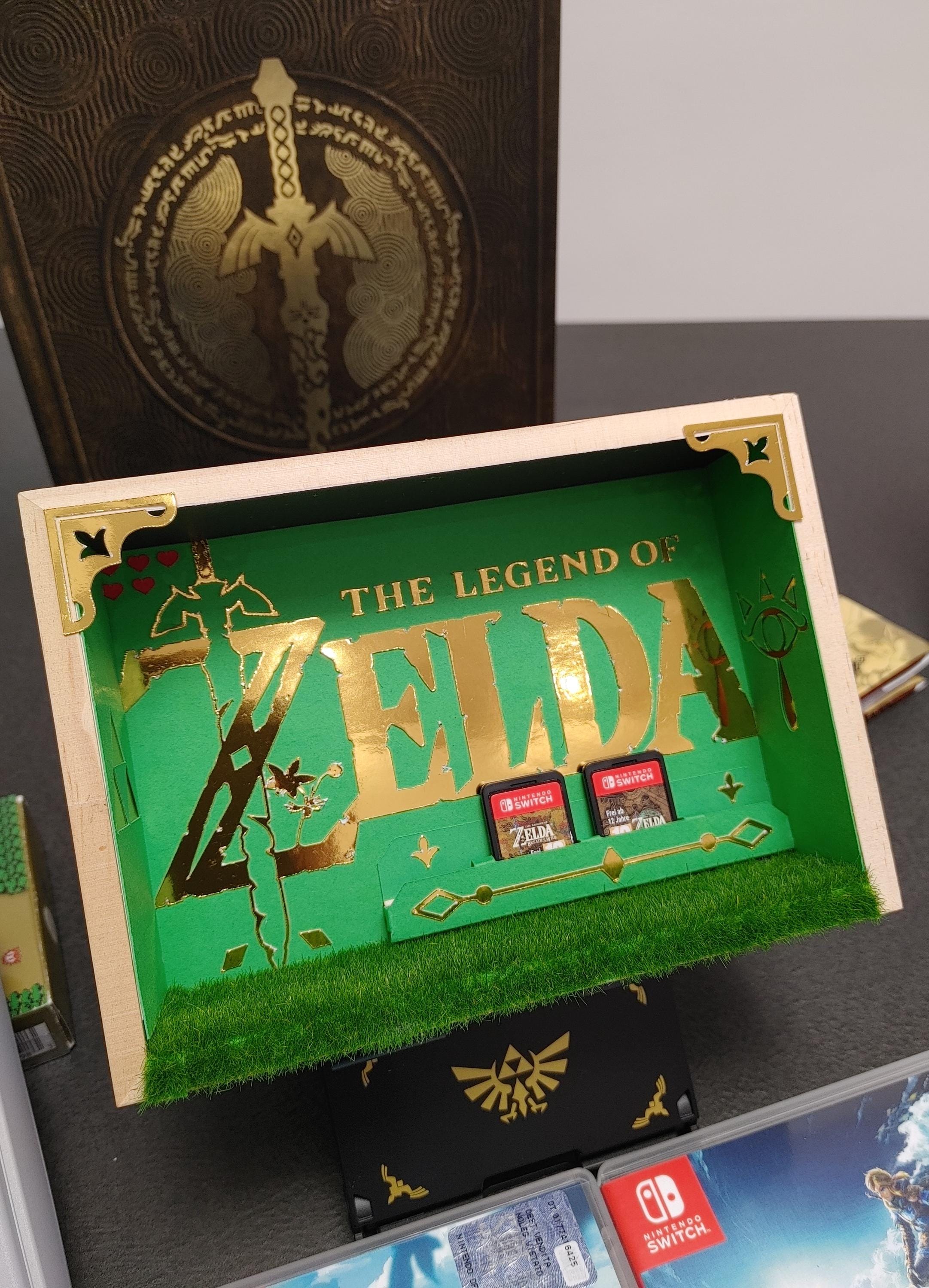 Support de cartouche en bois pour Nintendo Switch/Switch2