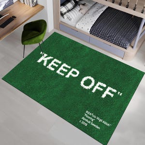 Keep Off Rug, Green Rug, Grass Pattern Rug, Modern Rug, Runner Rug, Home Decor,Area Rug,Aesthetic Rug,Rugs for Living Room,Housewarming Gift