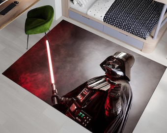 Darth Vader Teppich,Star Wars Teppich,Fantastischer Teppich,Movie Rug,Movie Decor,Beliebter Teppich,Cooler Teppich,Teenagerzimmer Teppich,Persönlicher Teppich,Personalisierte Geschenke,