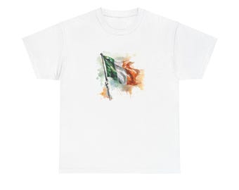 Ireland flag style two tee shirt, Ireland shirt, Gaelic, Irish Woman Gift, St Patrick, Ireland Gift, Irish Man Gift, Irish Christmas Gift