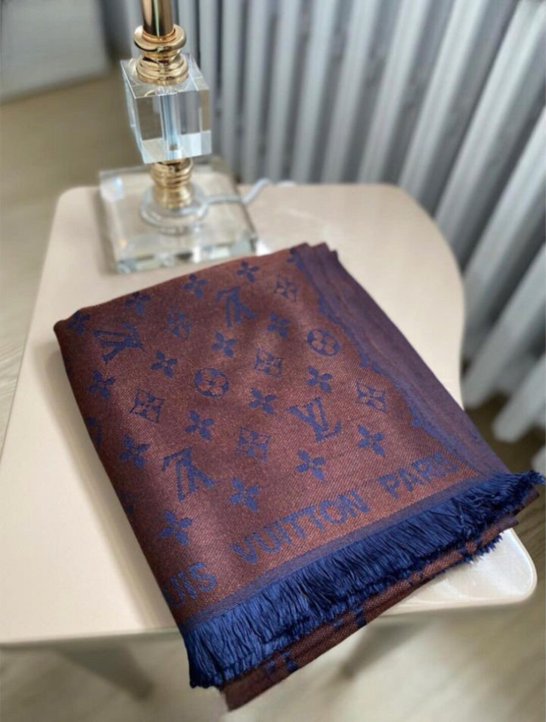 louis vuitton shawl silk