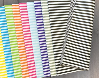 Papel de seda para regalo con rayas finas, 15 "x 20"