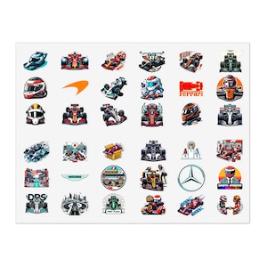 PADDOCK CLUB - Animated F1 Sticker Sheet