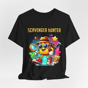 Scavenger Hunter Shirt - Adventure Lover Tee - Playful Outdoor Apparel