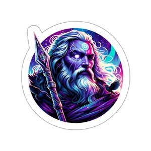 Odin AllFather Decal - Viking Mythology - Norse God of Wisdom - Asgard Allfather Vinyl