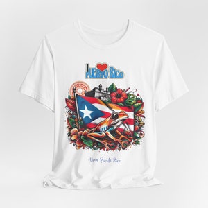 Puerto Rico Flag Shirt - Coqui - Latin Pride - Puerto Rican Heritage Tee