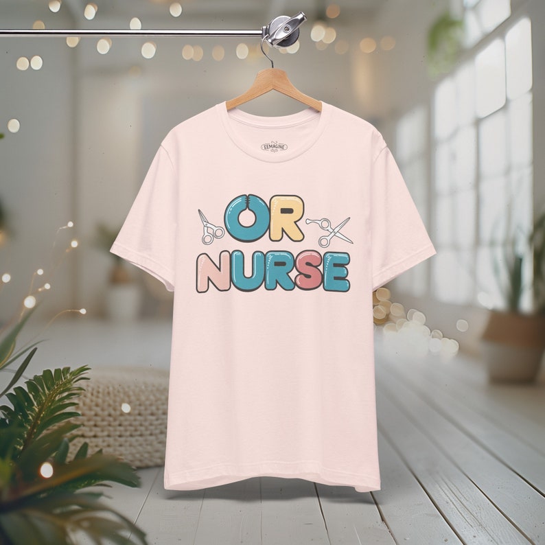 OR Nurse Graphic Tee, Funny Nursing T-shirt, Unisex Vintage Surgical ...