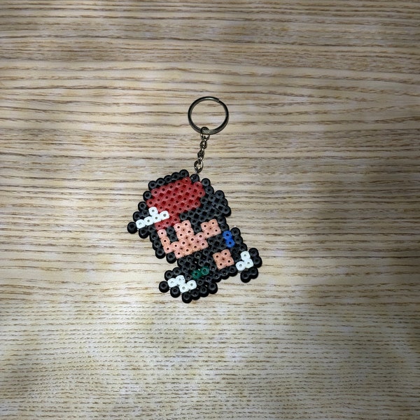 Ash Pokémon Hama kralen sleutelhanger