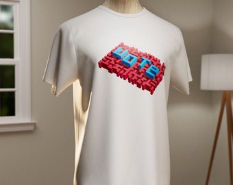 VOTE Maze, Unisex Jersey Short Sleeve T-Shirt, Democracy, Election 2024 Tee