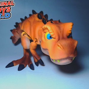 FLEXI DINO REX print-in-place